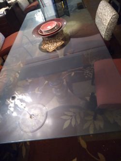 Custom Glass Table 