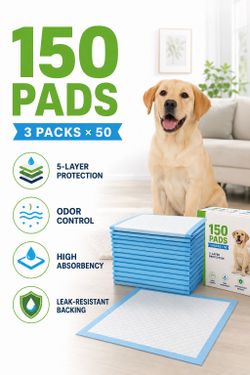 XL Pet Training Pads 150 Count – $39.99
