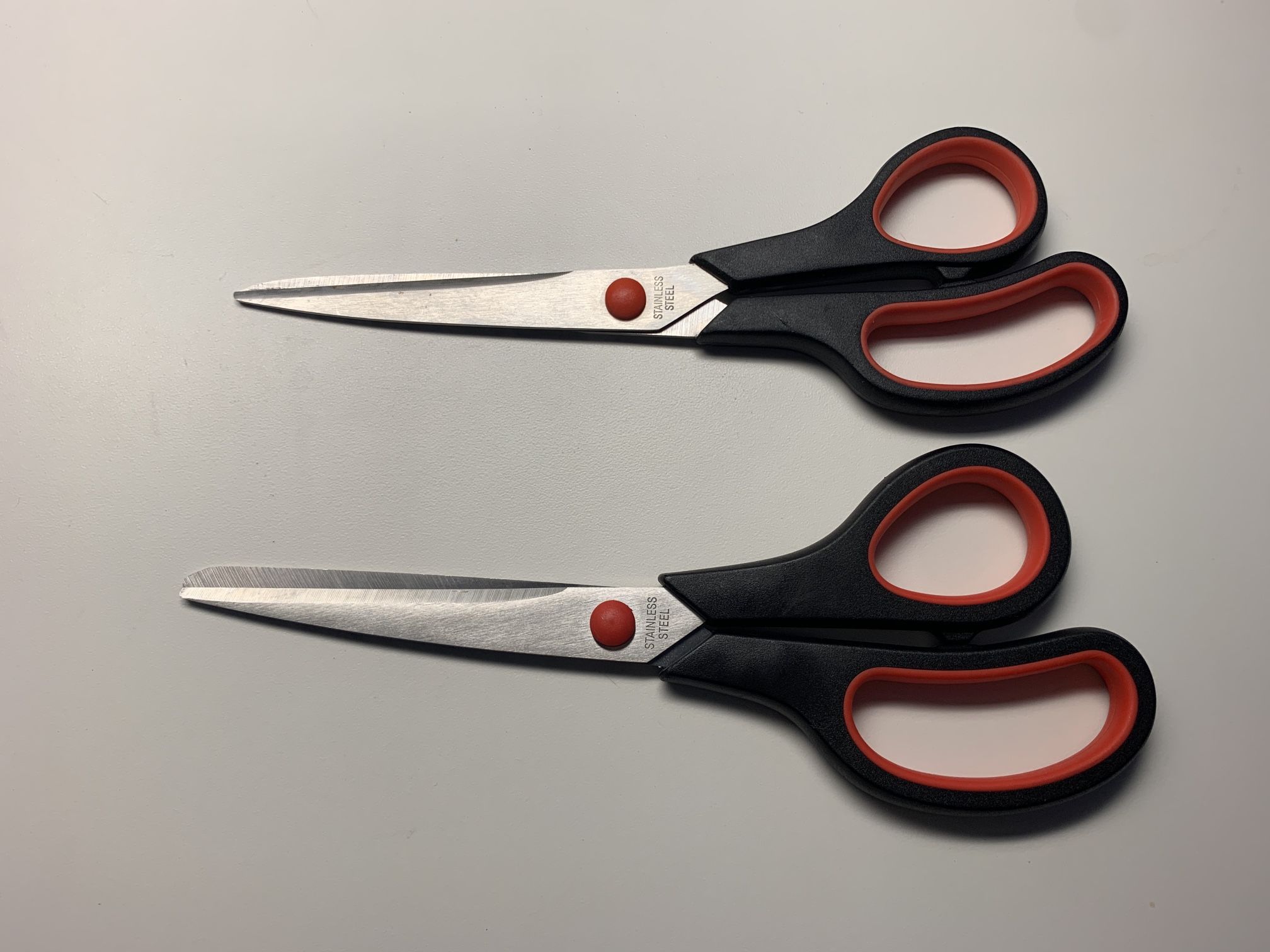 Black and Red Stainless Steel Home Office Scissors $5 Each Cash only Pick up in North San Jose, By appointment only Location: located close to Sh