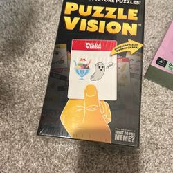 Puzzle Vision Game New Never Opened 