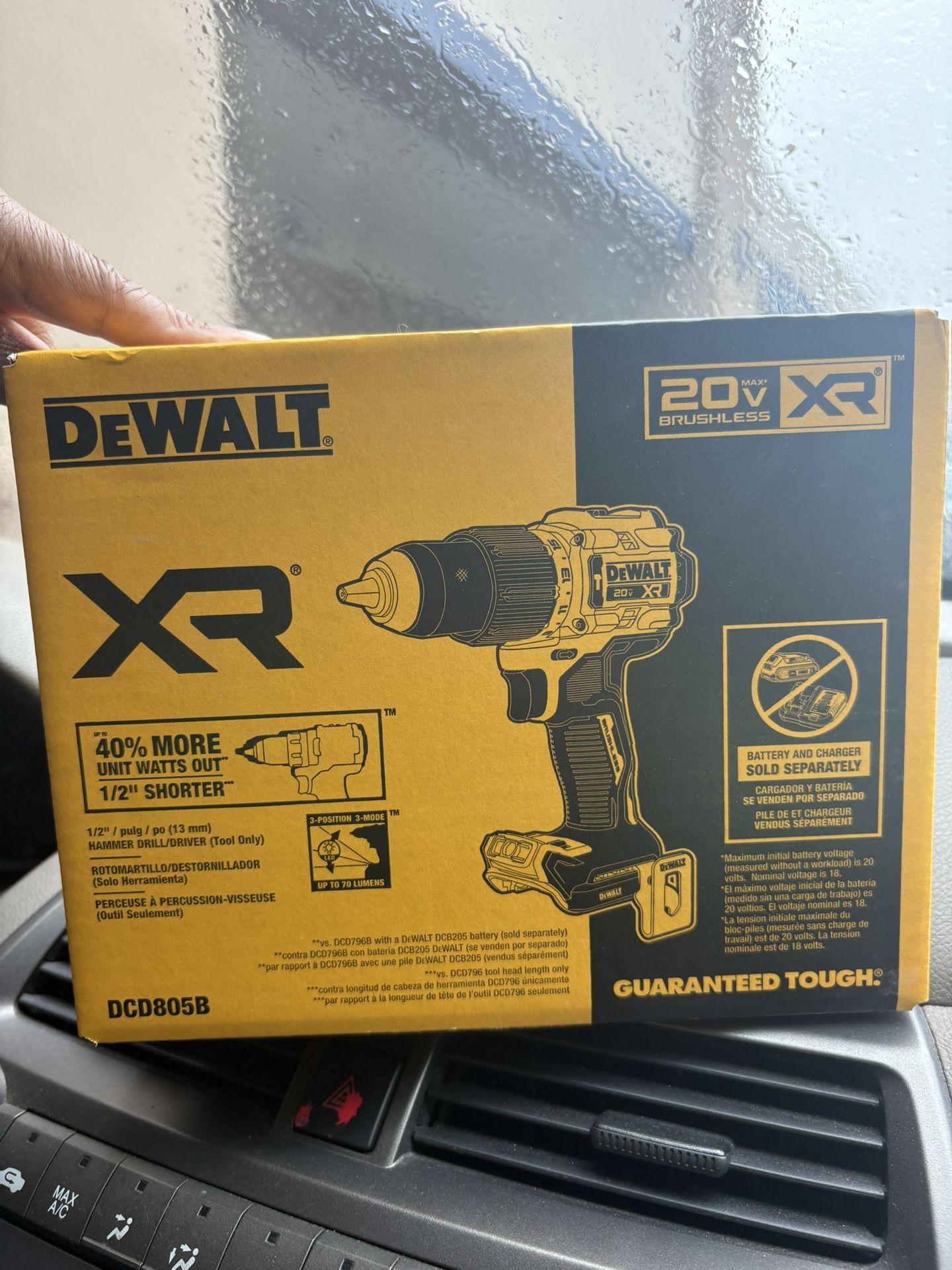 DEWALT 1/2” 13mm Hammer Drill/Driver Tool Only