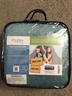 Premium Weighted Blanket 41”X60” 7LBS Tide Grey