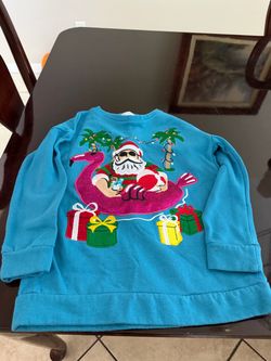Girls Size 7 Christmas Sweatshirt