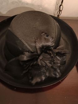 Black church hat