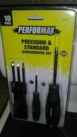 10 PC. Precision & Standard Screwdriver Set* new