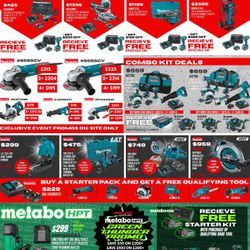 Makita - Metabo Hpt Power Tool Specials 