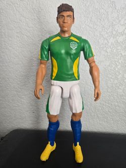 FC Elite Neymar Jr. 12” Action Figure 2016 Mattel Brazil Team No Football Soccer