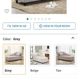 Like Lounge and storage ottoman 