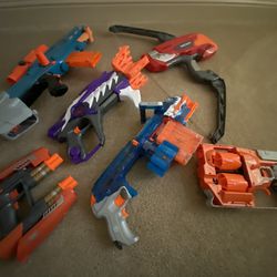 Nerf Gun Set With Storage Case 