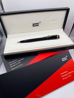 Montblanc Heritage Rouge et Noir Special Edition Ballpoint Pen - Full Set