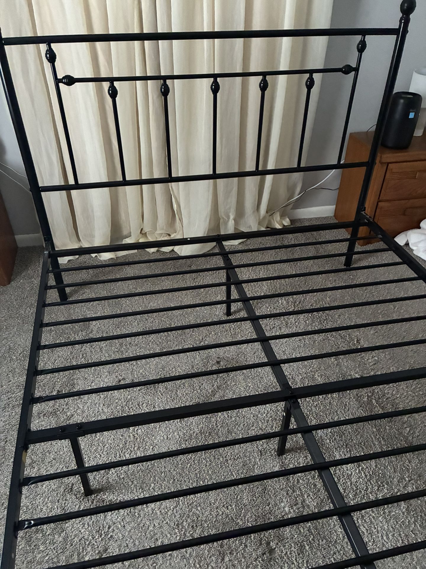 Queen Black Bed Frame 