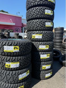 ‼️🚨vendo set de Llantas Lt 35x12.50 17 Atlander Roverclaw tires