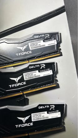 T-Force Delta RGB 32gb DDR4 RAM 4x8GB 3200MHz Gaming Memory