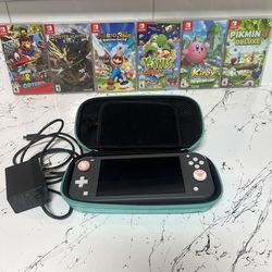 Nintendo Switch Lite (Gray) and Games