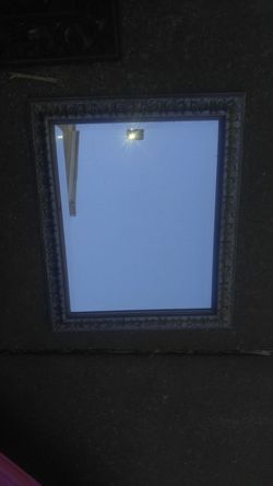 Silver painted mirror