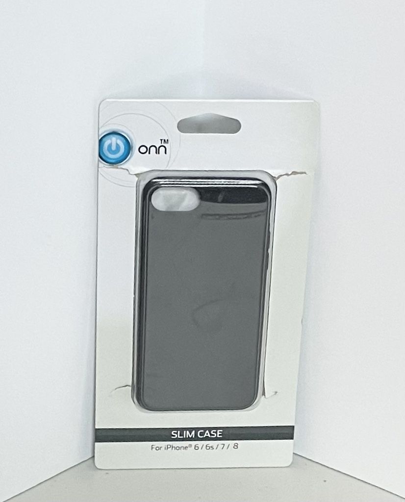 onn Slim Case For iPhone 6/6s/7/8, Black