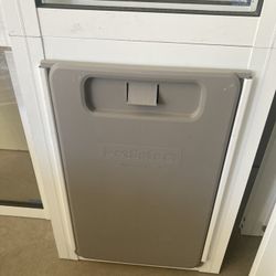 Dog Door Tall 92-96” Medium Good For Up To 40 Pound Dog 