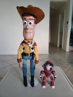 Custom Toy Story Test Beta Prototype Woody & Buzz Lightyear Doll Action Figure 1992