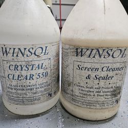 Winsol Crystal Clear 550 Stain & Water Spot Remover + Screen Cleaner