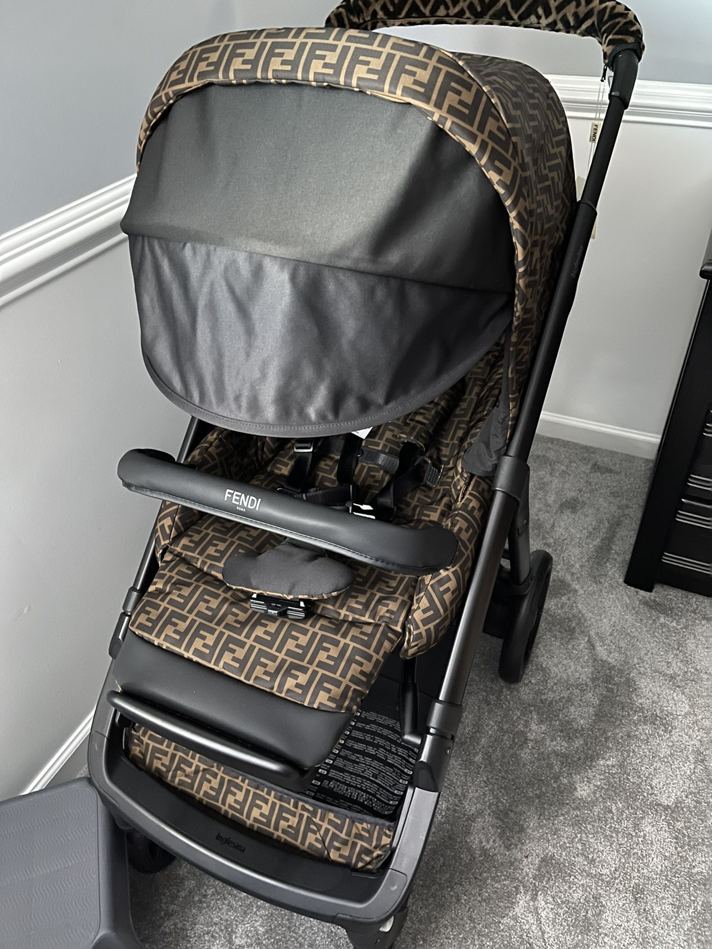 Compact Stroller Fendi Stroller Kylie Price Fendi Baby Stroller