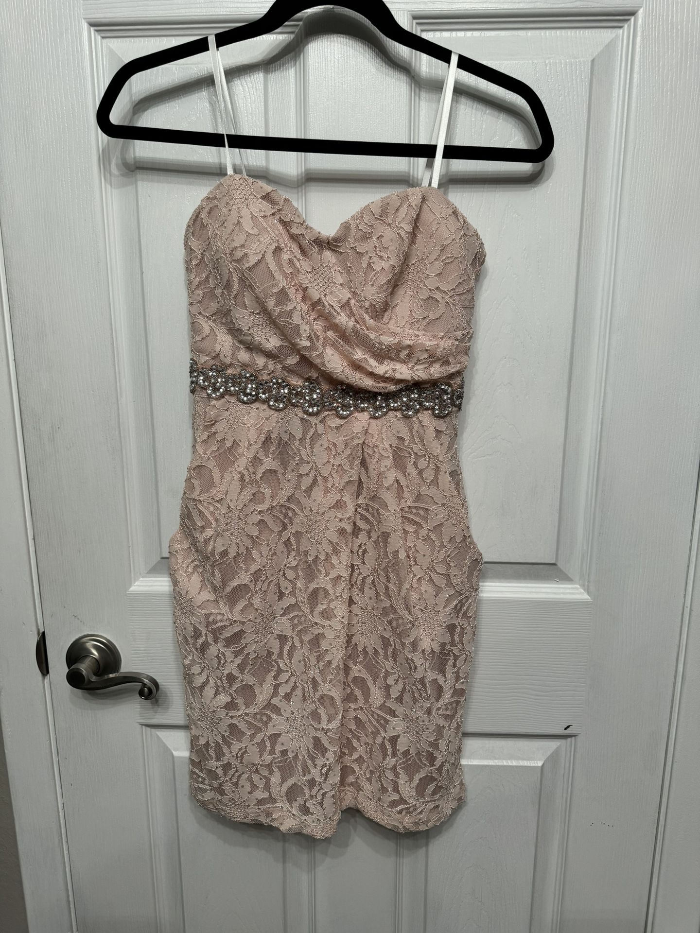 Pink Lace Dress Size 4