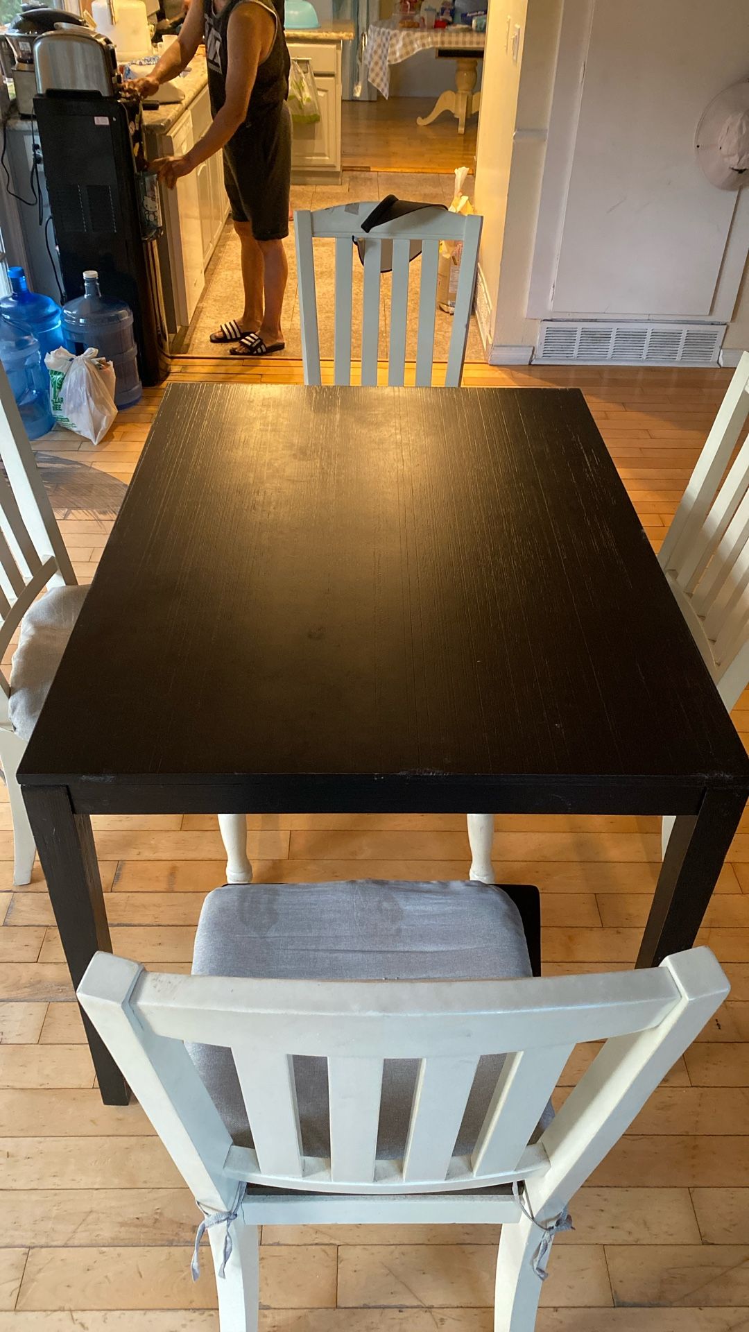 Black Finish Dining Table