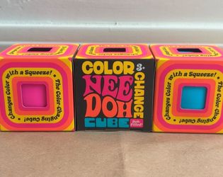 Brand New Authentic NeeDoh Color Change Cubes