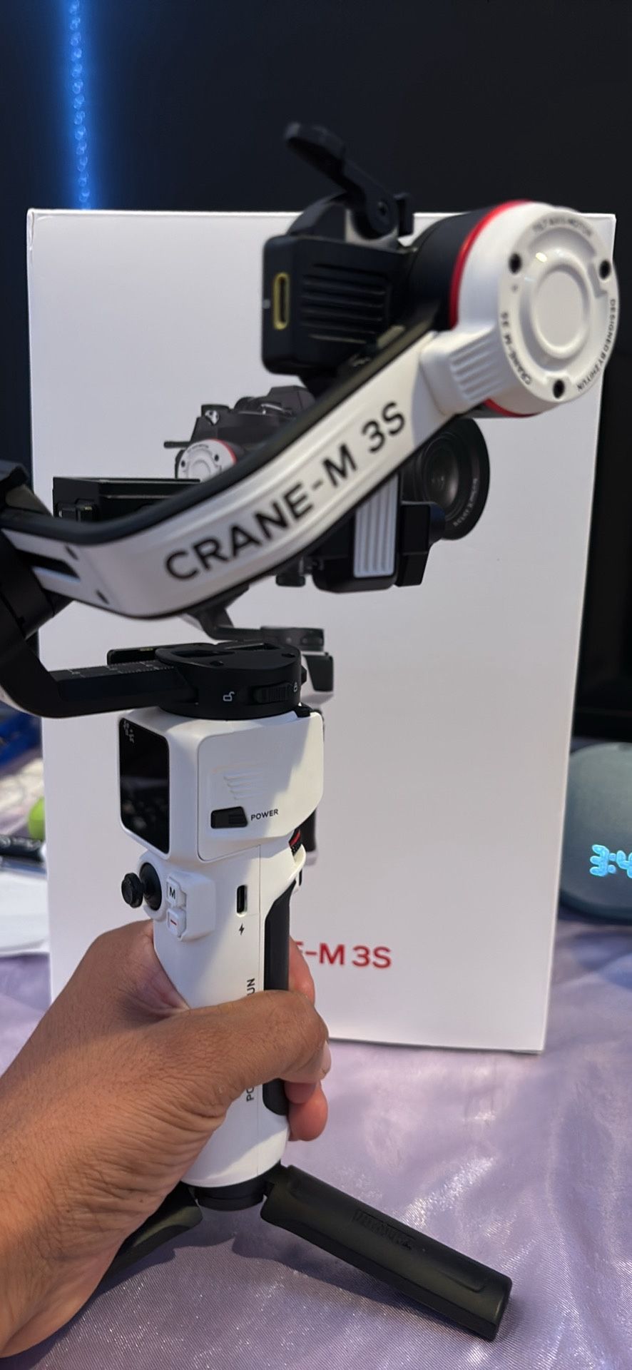 ZHIYUN Crane M3S [Office], 3-axis Lightweight Camera Gimbal Stabilizer 
