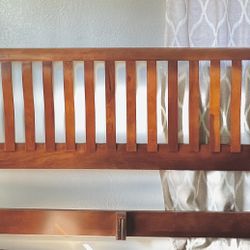 King Size Wooden Sleigh Bed Frame