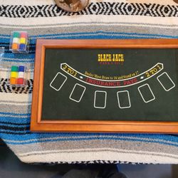 Home Casino Set Blackjack, Roulette, Craps, Dice And Chips Included 