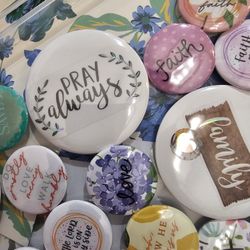Button Pins, Christian Pins