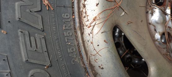 3 newer tires 4 rims Toyo open country