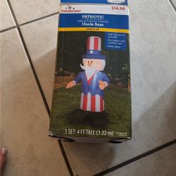Light Up Uncle Sam Inflatable 