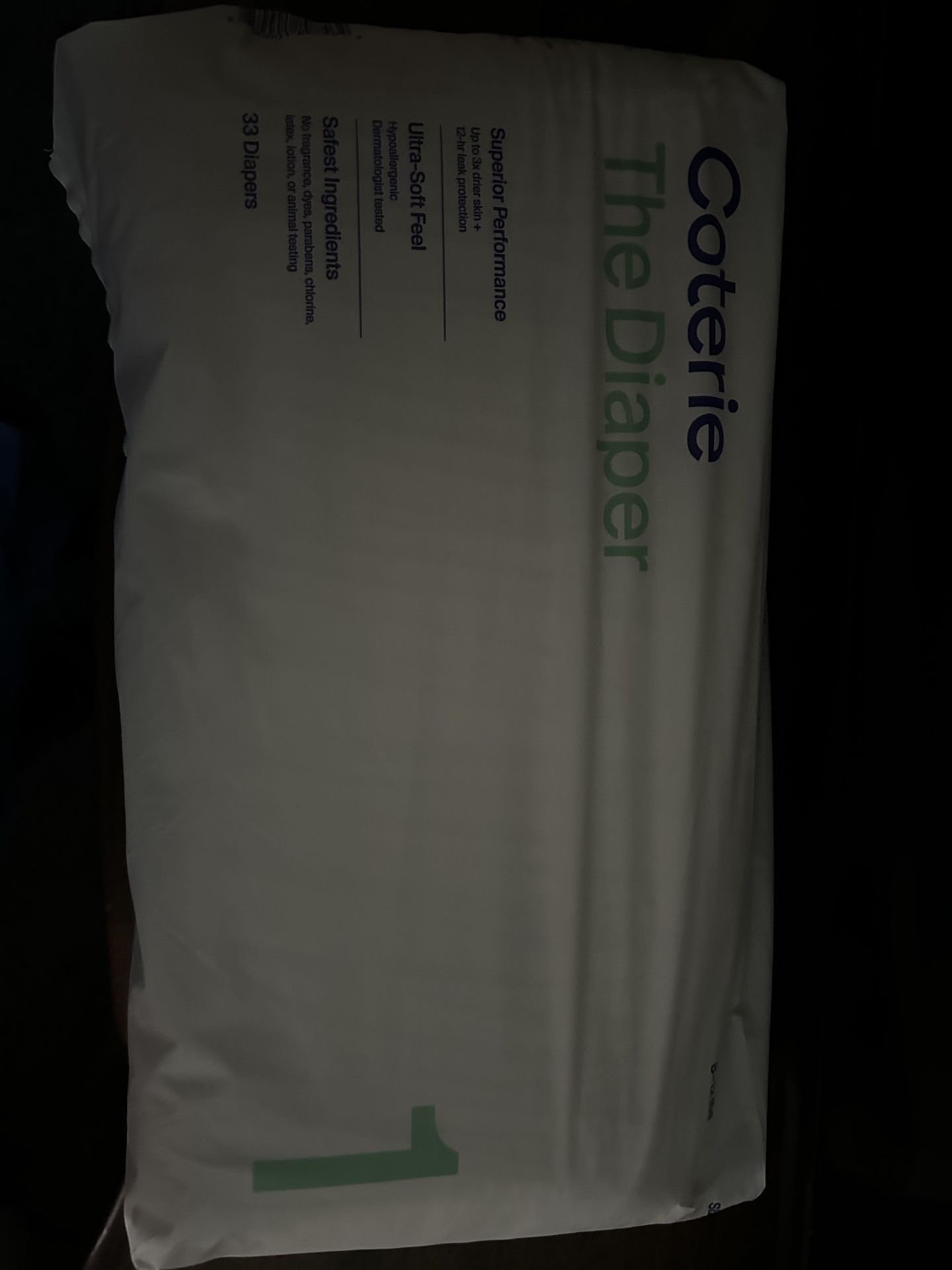 Coterie Diapers 33 Count Diapers Size 1