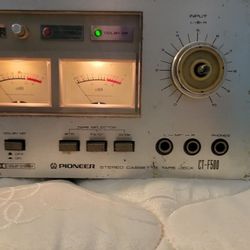 Pioneer Stereo Cassette Tape Deck CT- F500