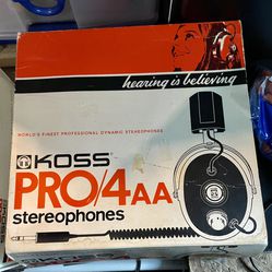 Vintage Koss Pro 4aa Headphones