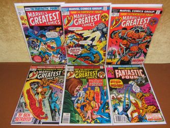 Marvel's Greatest Comics Starring The Fantastic Four 6 Comics #28 45 51 52 77 94