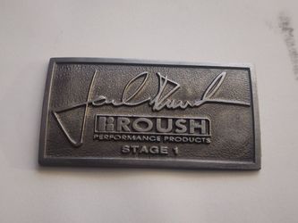 ROUSH MUSTANG stage 1 dash emblem