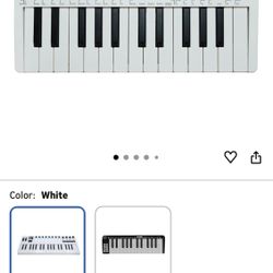 M-VAVE 25 Keys 8 Backlit Drum Pads MIDI Keyboard – Professional Beat Maker and Keytar for Keyboard Music Production Builtin Battery Wireless Connect W