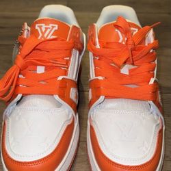 New  Louis Vuitton Trainers Orange 