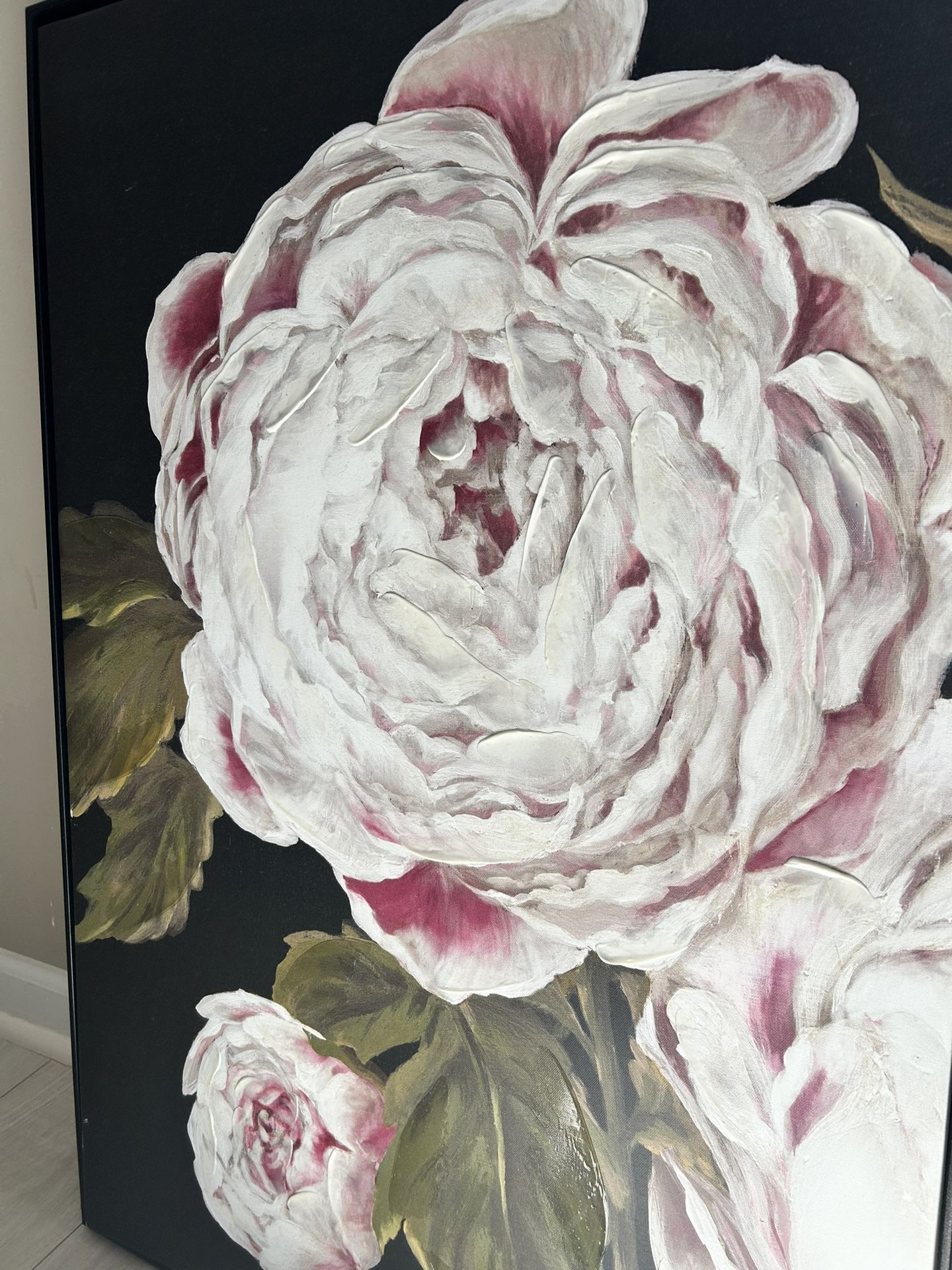 Flower framed picture