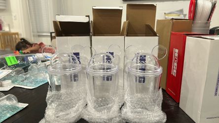 hogg 16oz.all ears acrylic tumbler clear