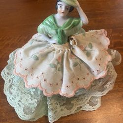 Porcelain Pincushion Doll