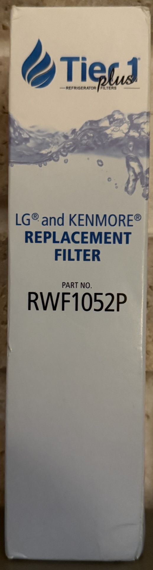 LG and Kenmore Water Filter Replacement Filter RWF1052P