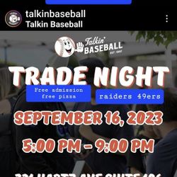 SPORTS CARD SHOW SATURDAY SEPT 16TH STARTS AT 5PM DANVILLE