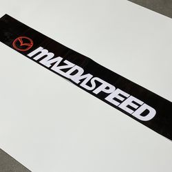 MAZDA SPEED Vinyl Car Windshield Decal Banner Automotive Wrap 