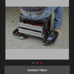 Mechanics Roller Seat With Drawers.
