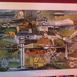 Bernie Webber Print Snohomish County Airport, PaineField 
