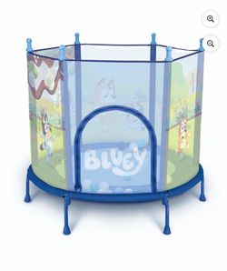bluey 4’ kids trampoline