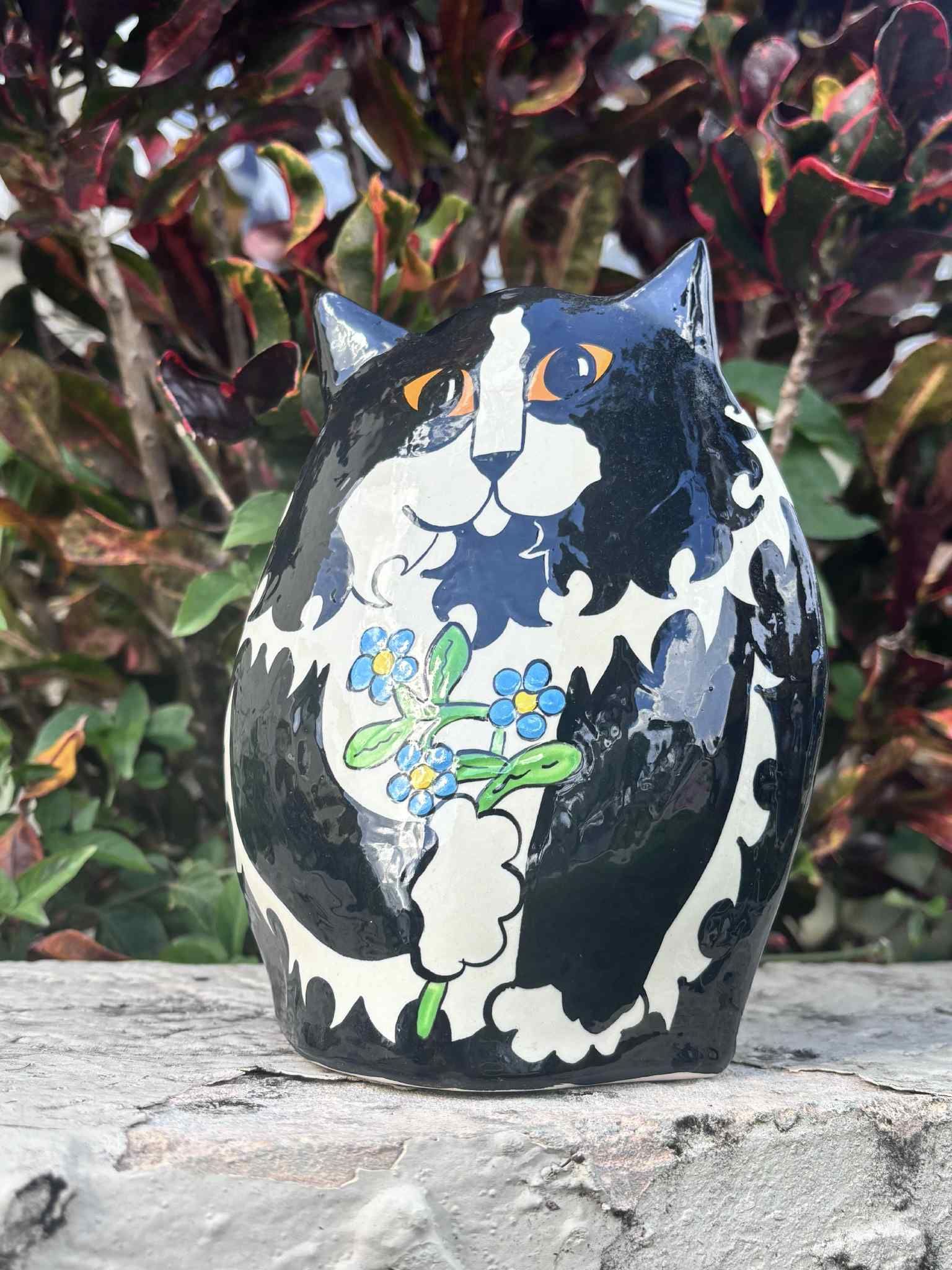 Vintage Nina Lyman Cat Hand Painted